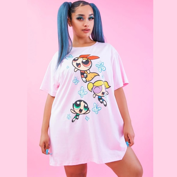 Dolls Kill Tops - *NWT Dolls Kill x The Powerpuff Girls Sassy Sisters Oversized Tee